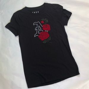 NWOT Aeropostale velvet Rose shirt